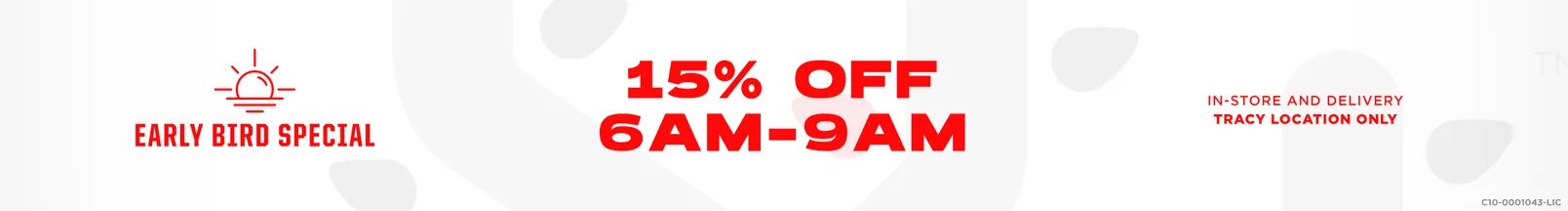 New Early Bird Special